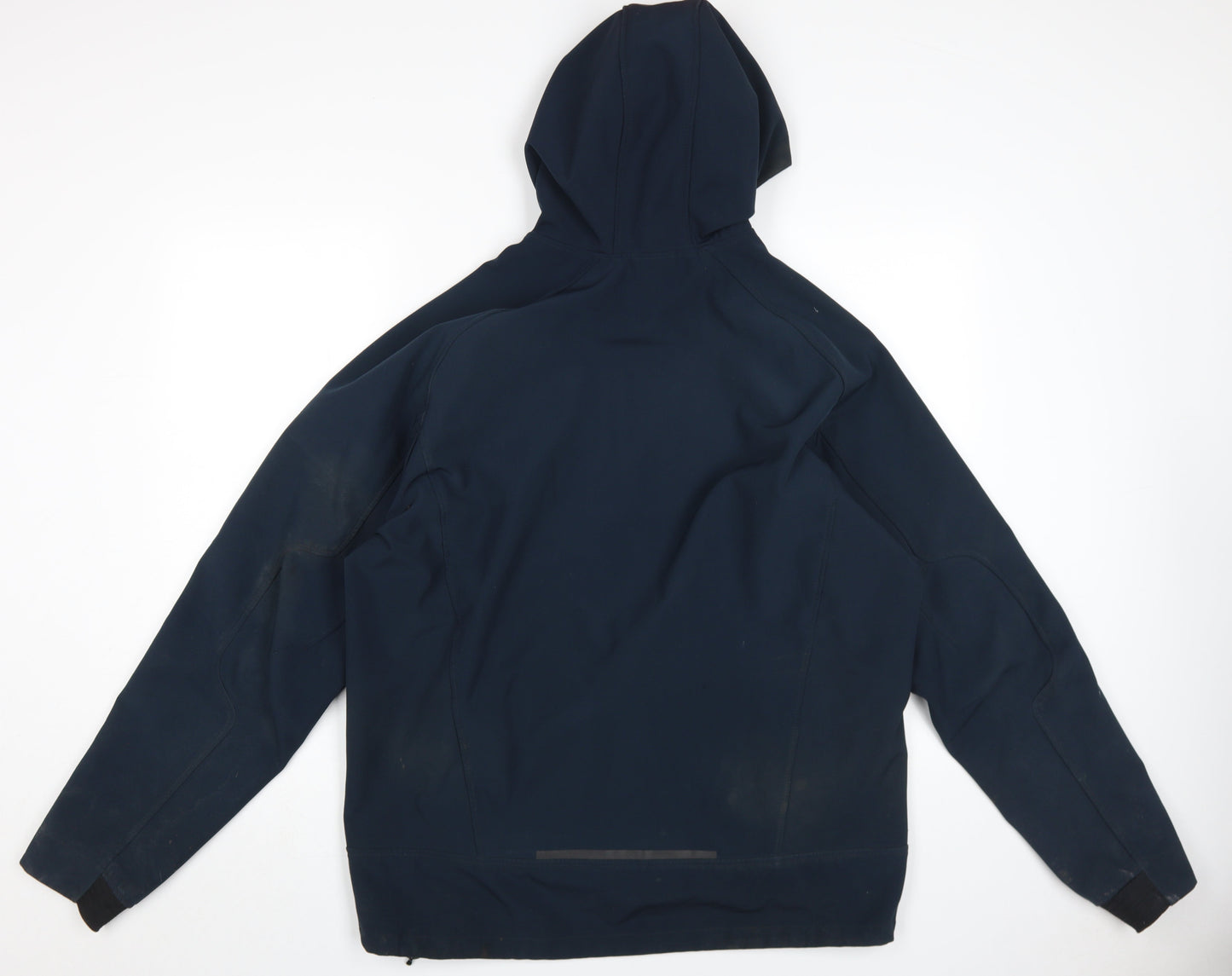 H&M Men's Blue Hooded Windbreaker Jacket M