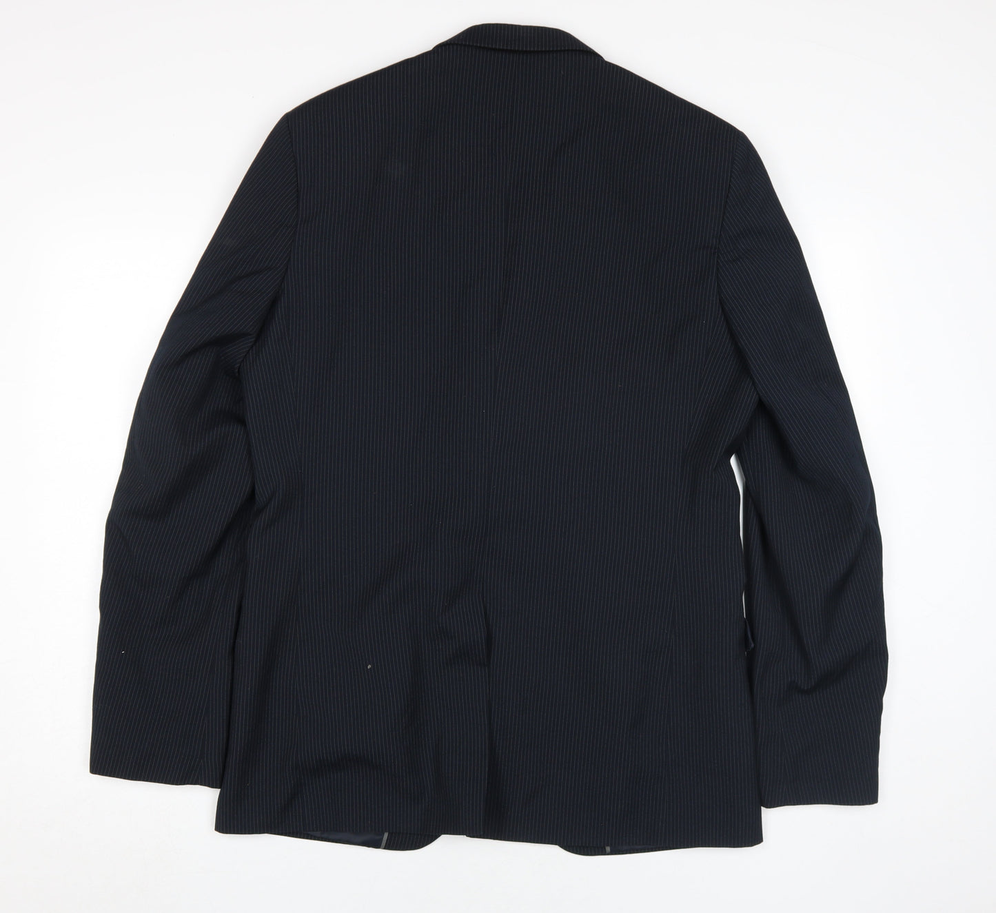 H&M Men's Black 40R Regular Blazer, 2-Button, Formal