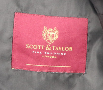 Scott & Taylor Men’s Black 38 Regular Blazer
