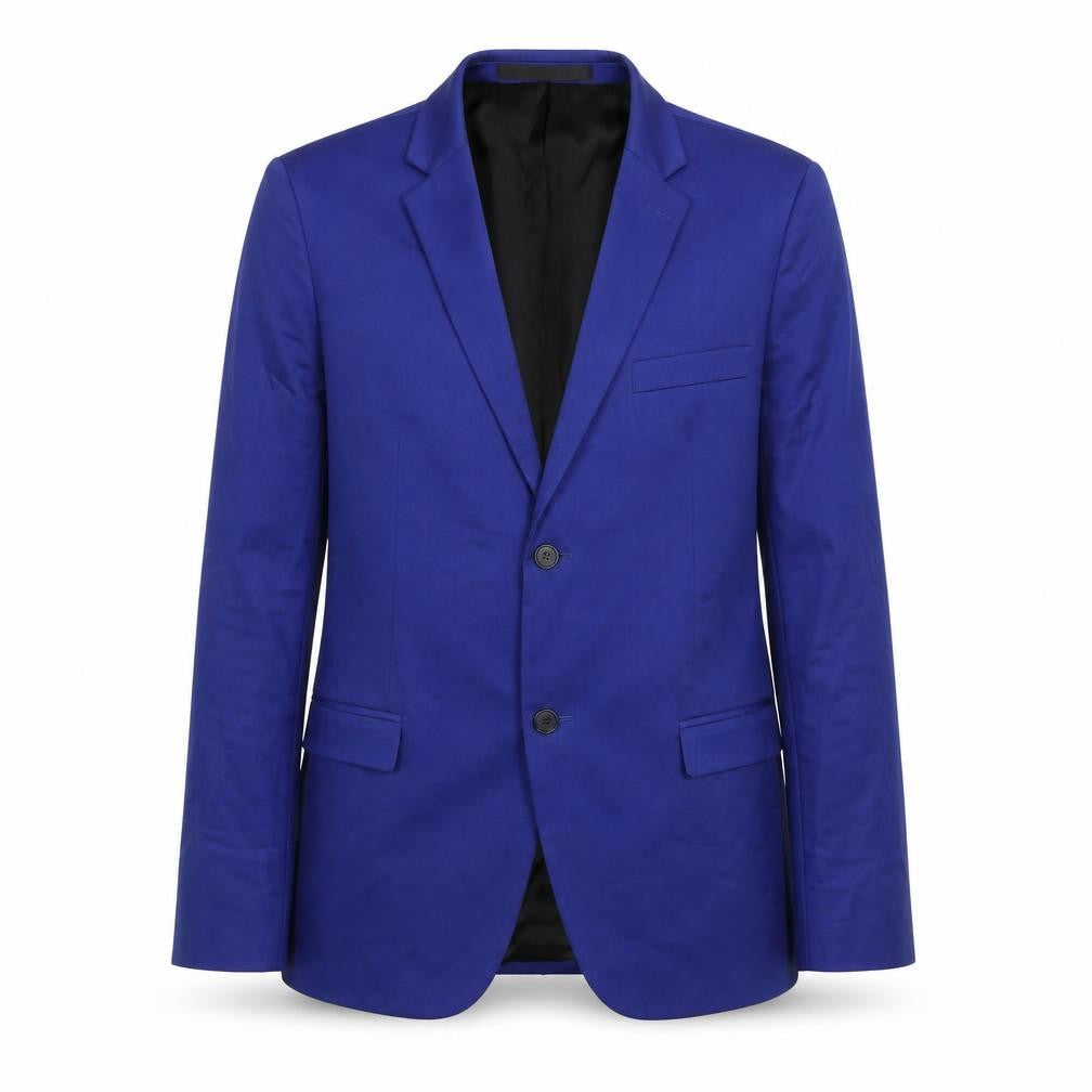 Topman Men’s Blue Slim Fit Blazer 44 - Casual Elegance