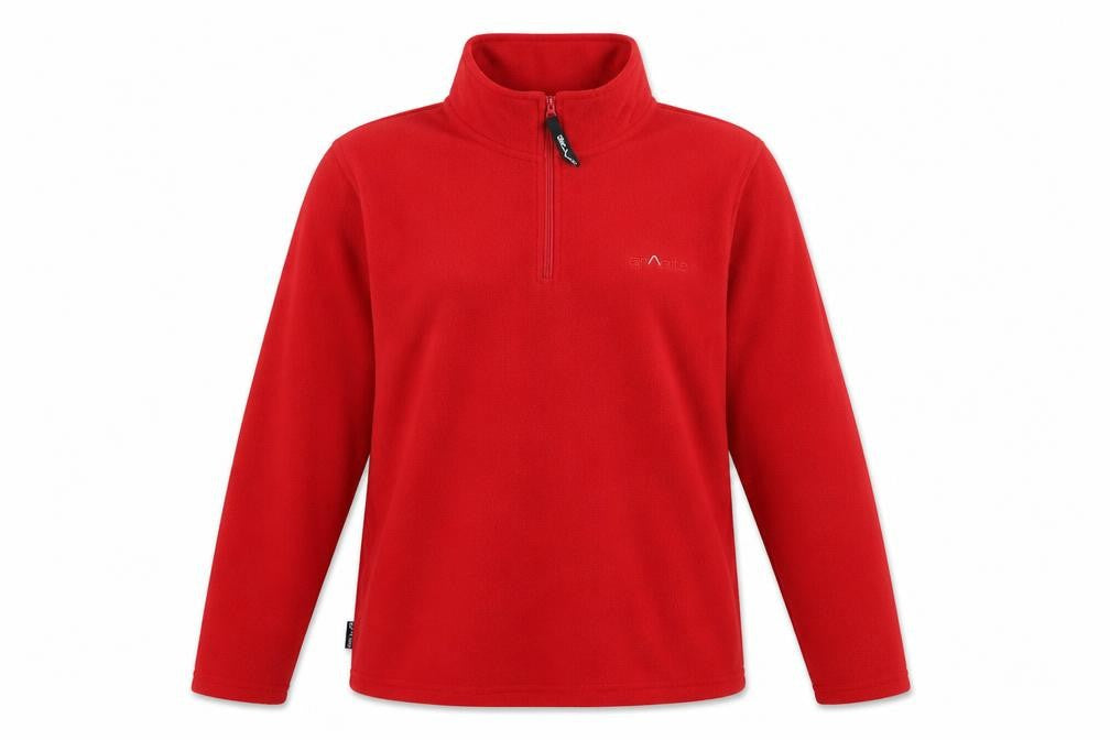 Granite Women's Red Fleece Pullover, XL, Lightweight Outdoor