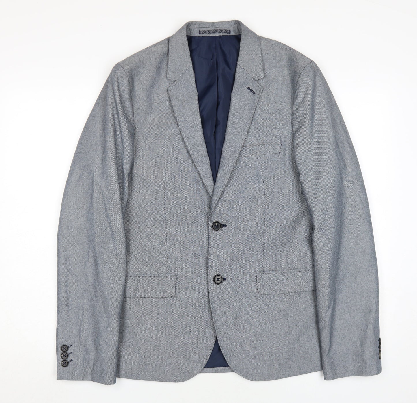 Marks and Spencer Men's Grey Blazer 38 Regular