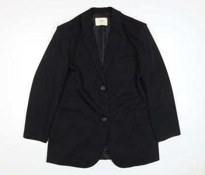 Stradivarius Womens Black Suit Jacket Size 12