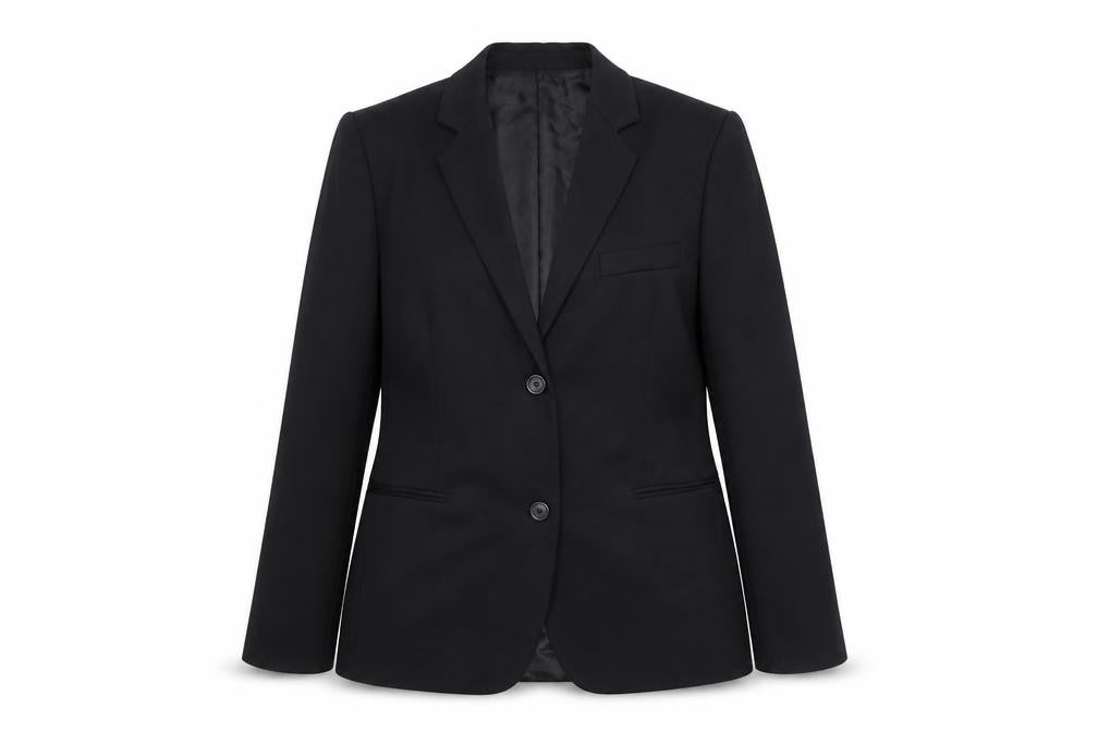 STR Black Unisex Adults Suit Jacket Size 12