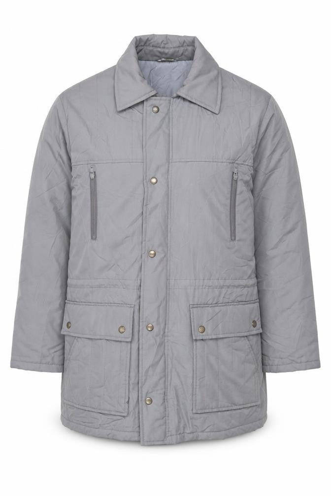 Dannimac Men's Grey Parka Jacket, Size M, Casual Style