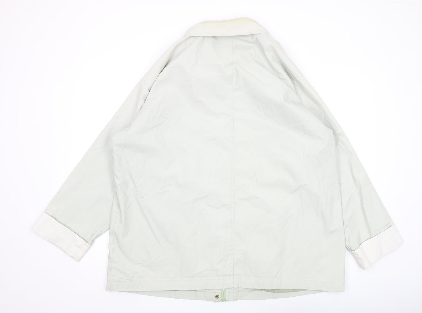 Isabelle Women's Grey Mid-Length Basic Jacket Size 20