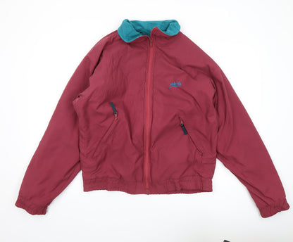 Albris Men's Red Windbreaker Jacket S