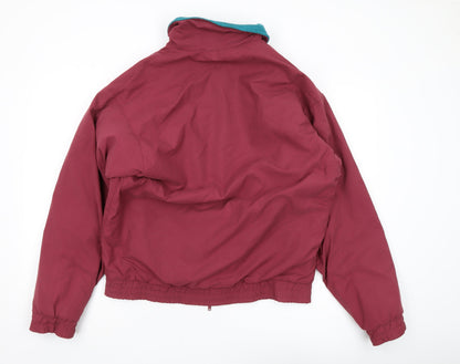 Albris Men's Red Windbreaker Jacket S