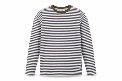 Trespass Boys Striped Long Sleeve T-Shirt, Multicoloured, 11-12 Years