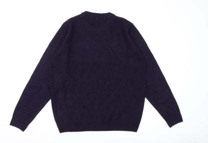 James Pringle Men's Blue Medium Pullover Jumper