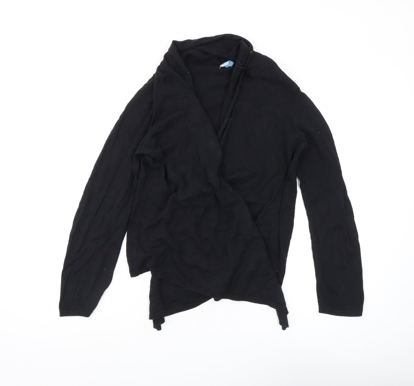 Oasis Women's Black Cardigan Size 12 Cotton Blend