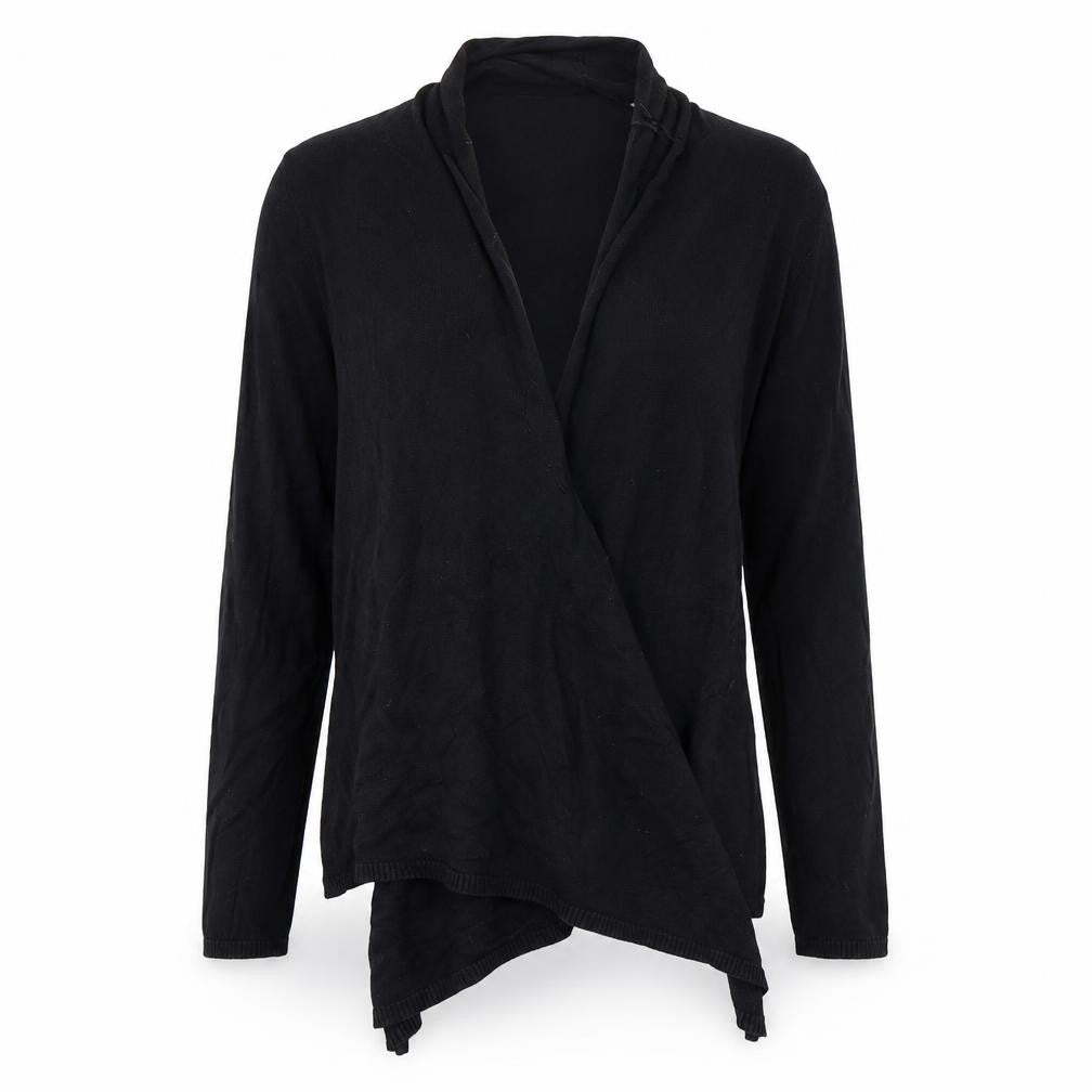Oasis Women's Black Cardigan Size 12 Cotton Blend