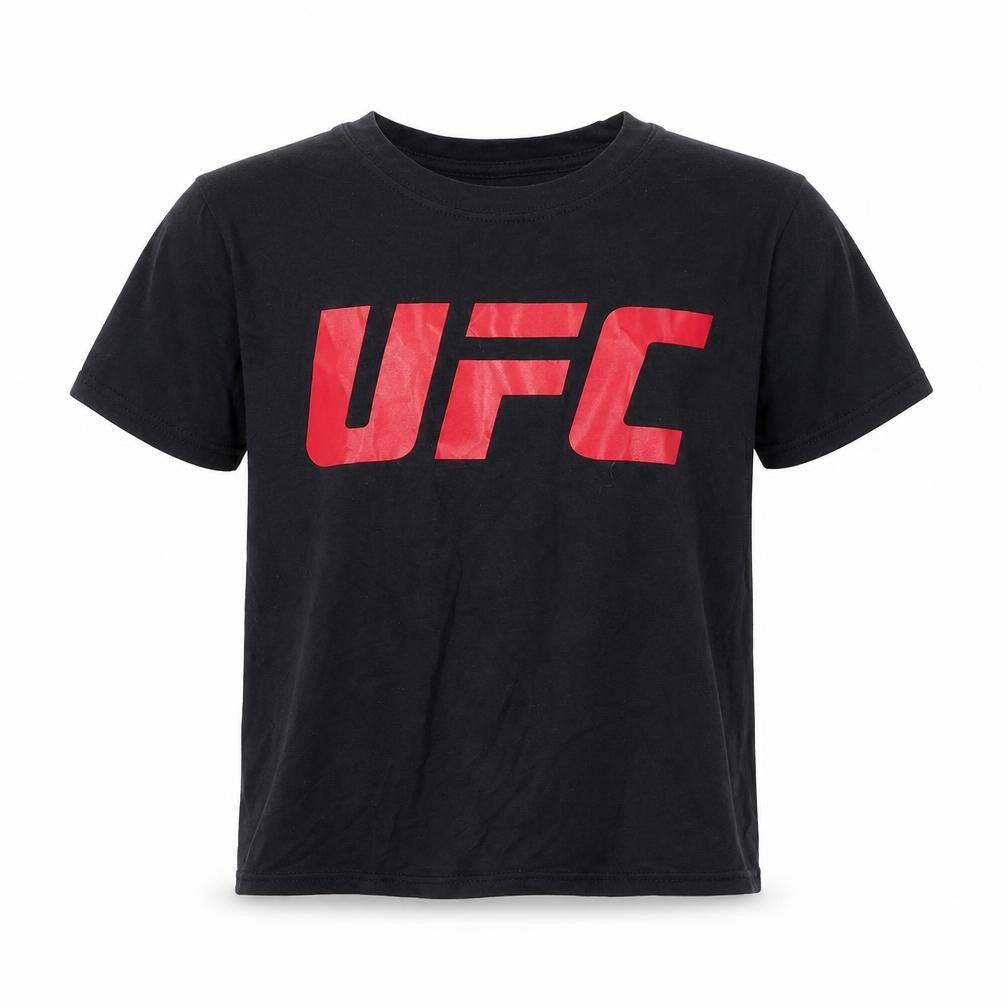 UFC Boys Black Graphic Print T-Shirt 7-8 Years