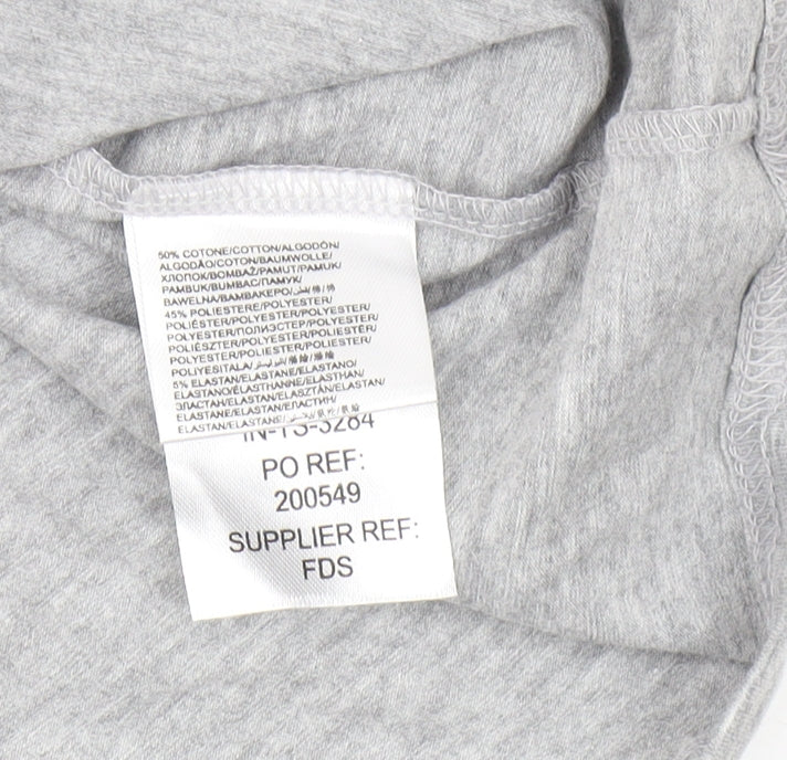 Intense Men's Grey Crew Neck T-Shirt, Size M