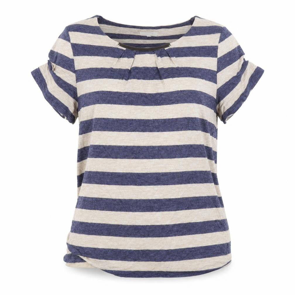Country Casuals Women's Multicoloured Striped T-Shirt - L