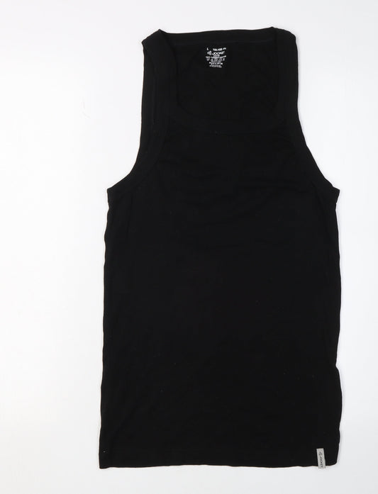 Jockey Black Tank Top, Unisex Adults L, Basic Style