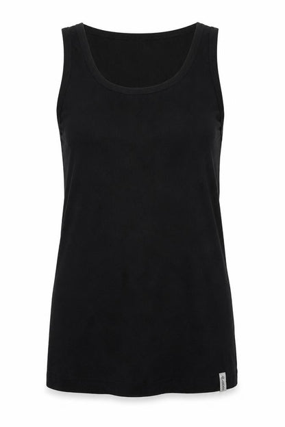 Jockey Womens Black Tank Top, L, Basic Style