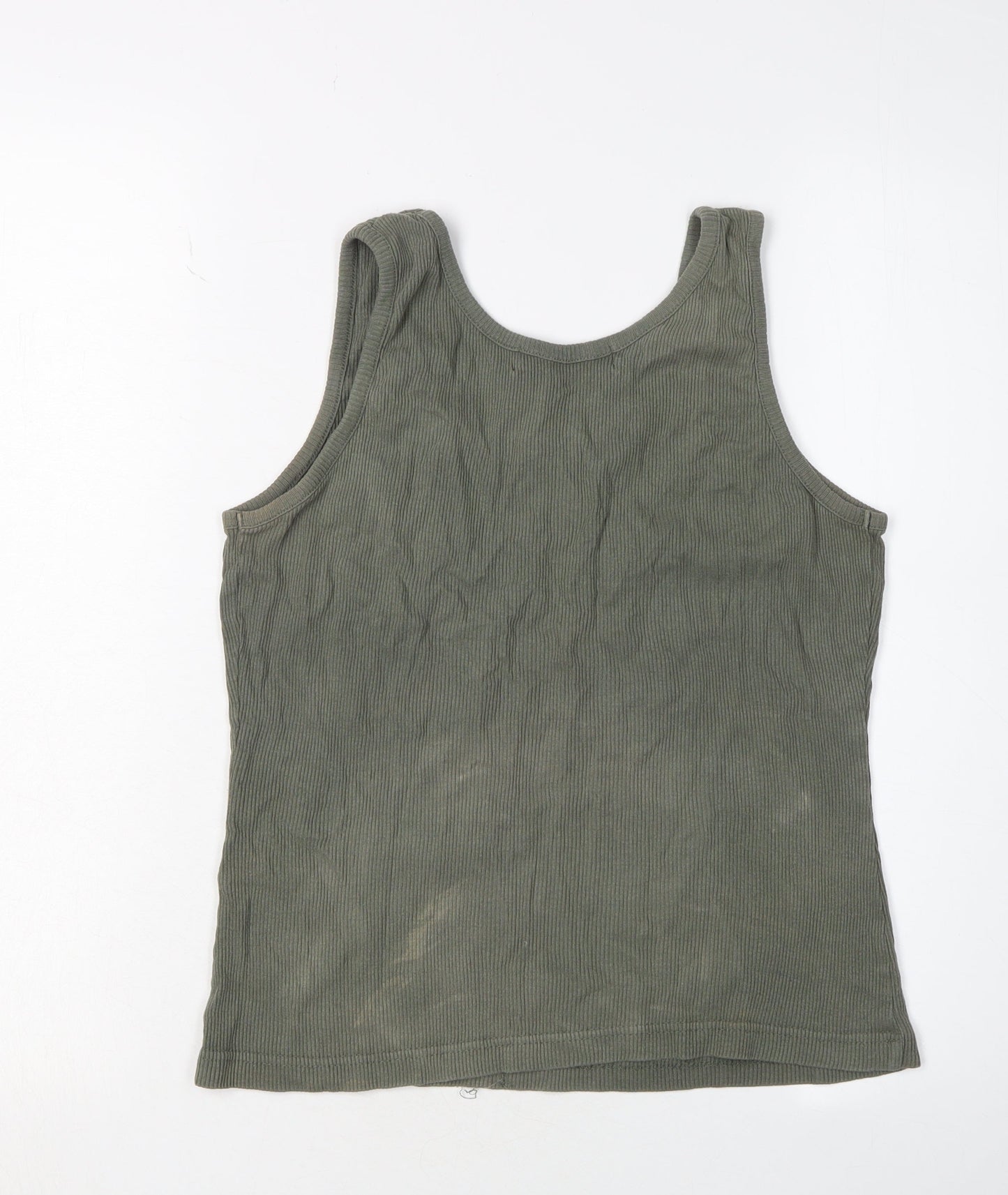 Cotton Traders Women’s Green Tank, Size 14, Basic Style