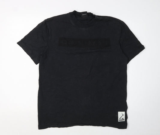 Canterbury Men's Black Crew Neck T-Shirt, Size M