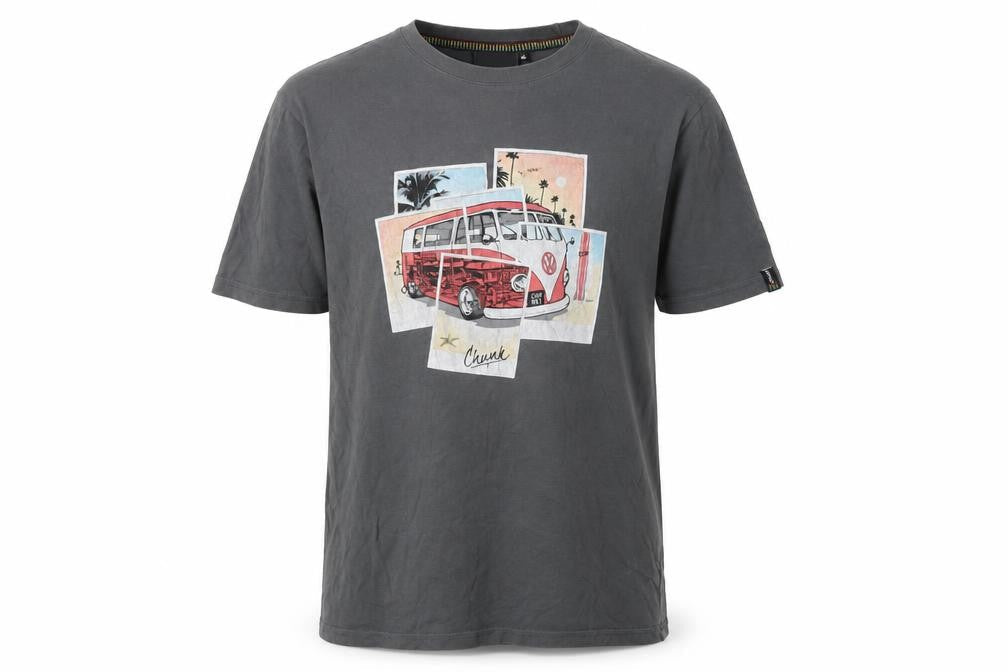 Chunk Men's Grey Medium Graphic Print T-Shirt