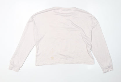 Preloved Disney Women’s Ivory Stitch Pullover Jumper - One Size - Back
