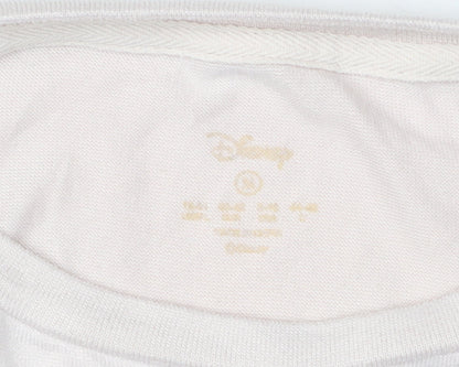 Preloved Disney Women’s Ivory Stitch Pullover Jumper - One Size - Detail
