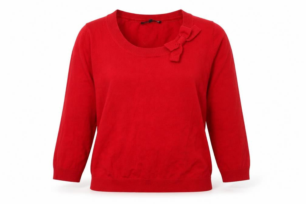 Laura Ashley Women’s Red Pullover Jumper Size 12