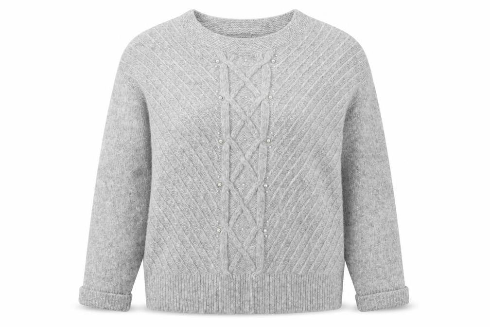 Dorothy Perkins Women's Grey Pullover Jumper Size 10