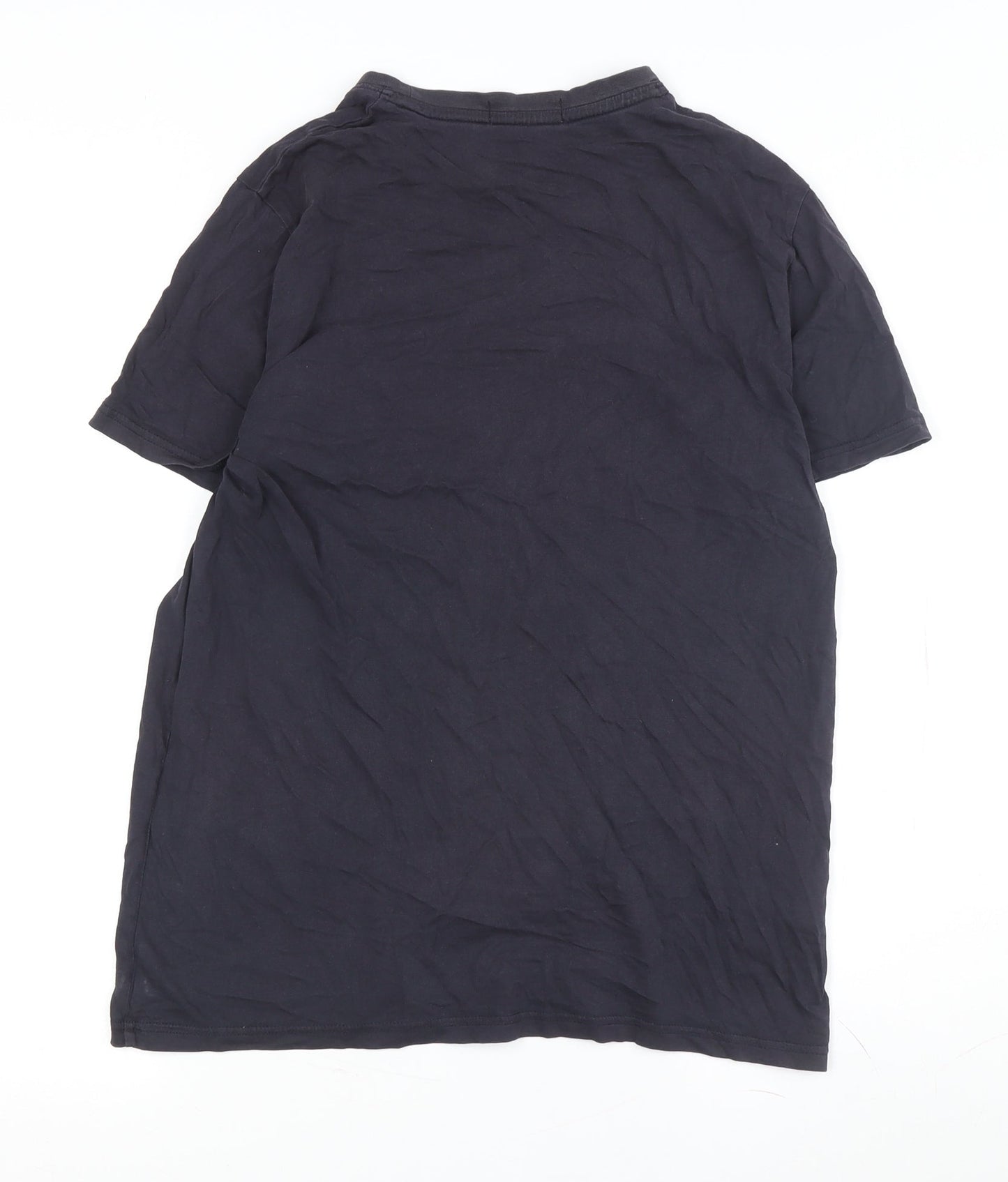 Fred Perry Men's Blue M T-Shirt with Logo Accent