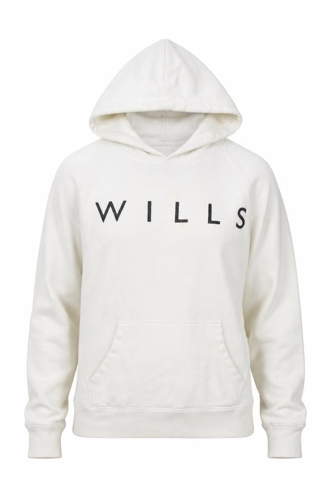 Jack Wills Women's Ivory Hoodie Size 10 Pullover