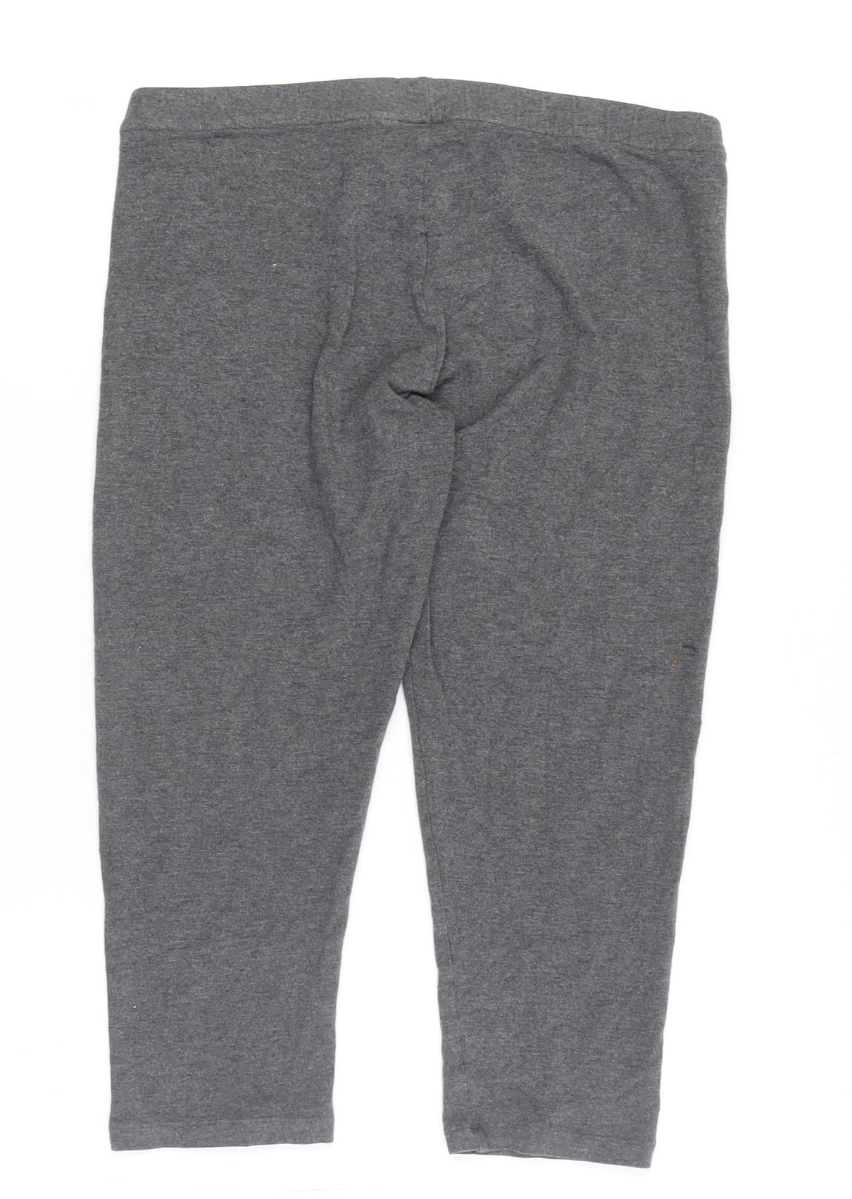 Boden Grey Cropped Leggings Women's Size 10