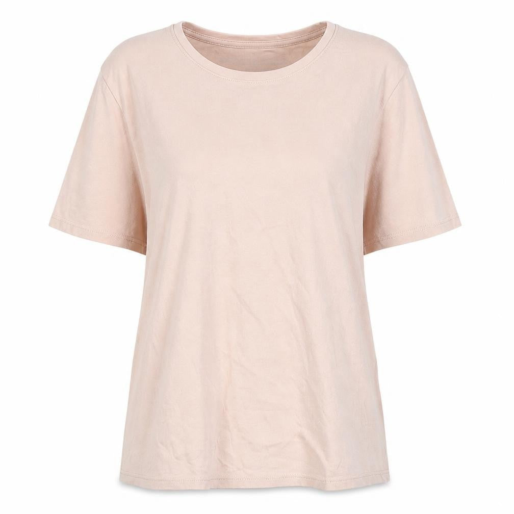Capsule Women's Beige Crew Neck T-Shirt Size 18