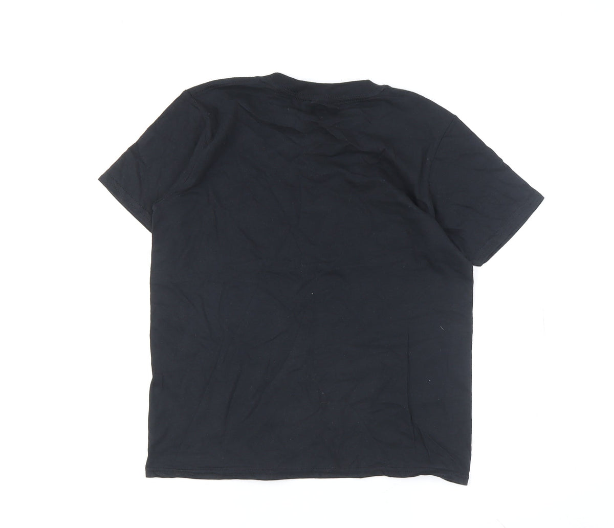 Back view of UFC boys’ black graphic print t-shirt 7-8 years