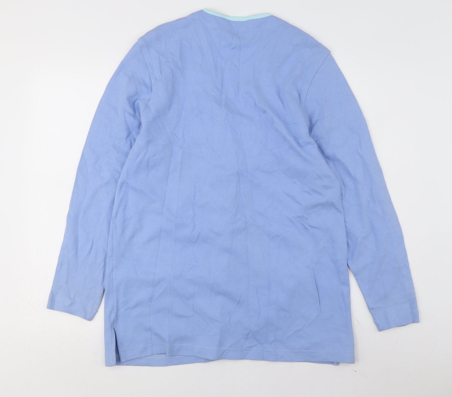 Jumper Women's Blue V-Neck Cardigan Size S