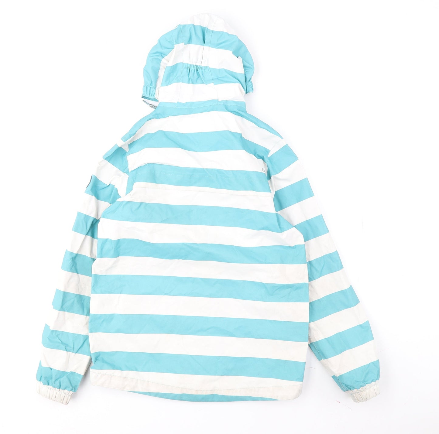 Regatta Girls Blue Striped Parka Jacket 11-12 Years