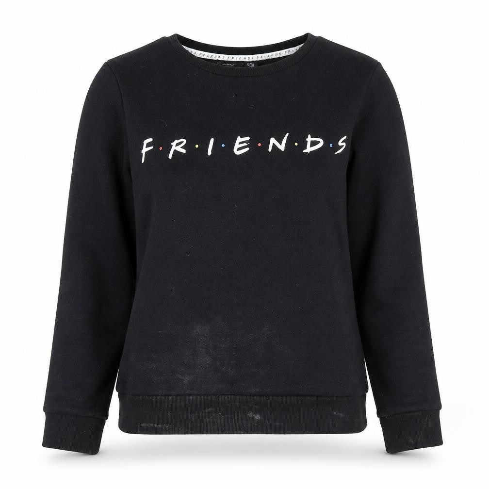 Friends Unisex Black XS Pullover Sweatshirt