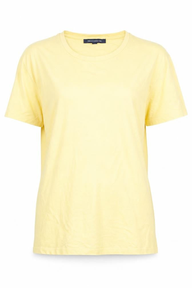 French Connection Yellow Women's M T-Shirt Casual