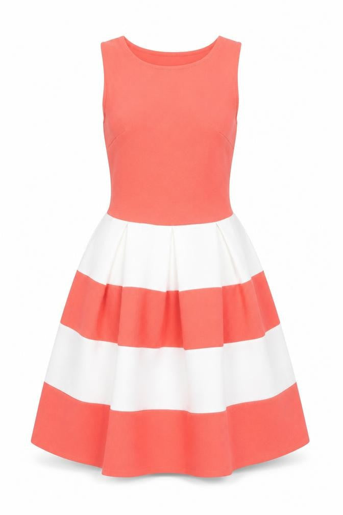 Cameo Rose Women's Multicoloured Fit & Flare Dress Size 8