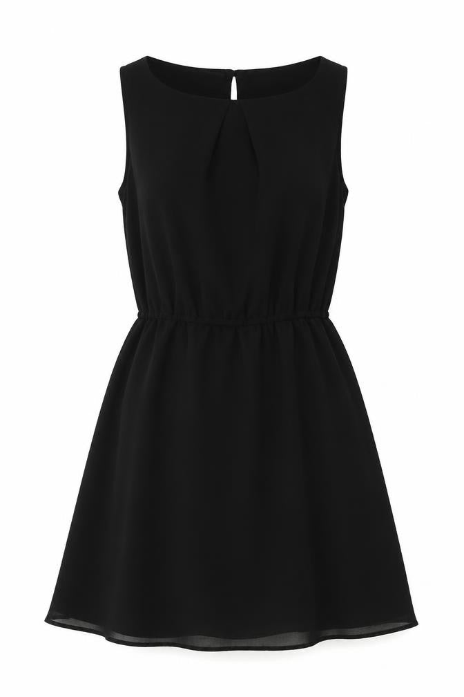 Look Women's Black A-Line Dress Size 10