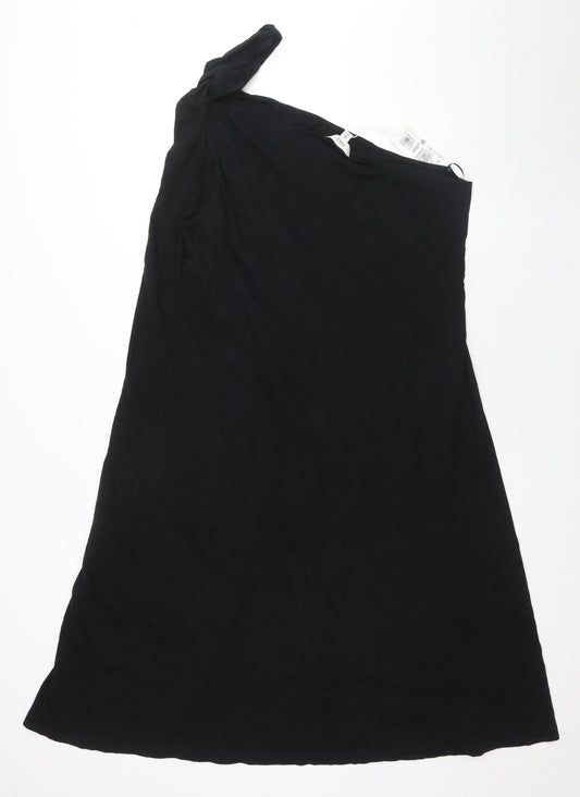 Marks and Spencer Women's Black Asymmetric Dress
