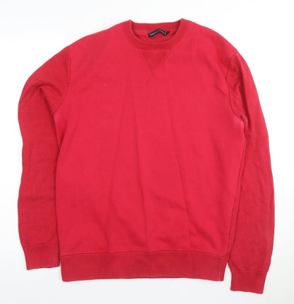 Additional front view of French Connection Men's Red jumper, size M