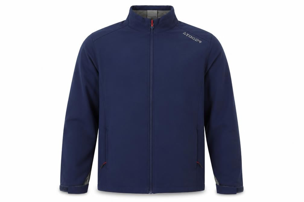 TOG24 Men's Blue Soft Shell Jacket, Medium, Casual