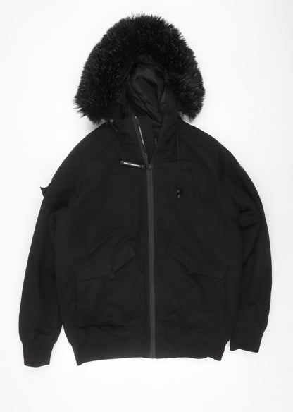 Goodfornothing Men's Black Bomber Jacket - Size S