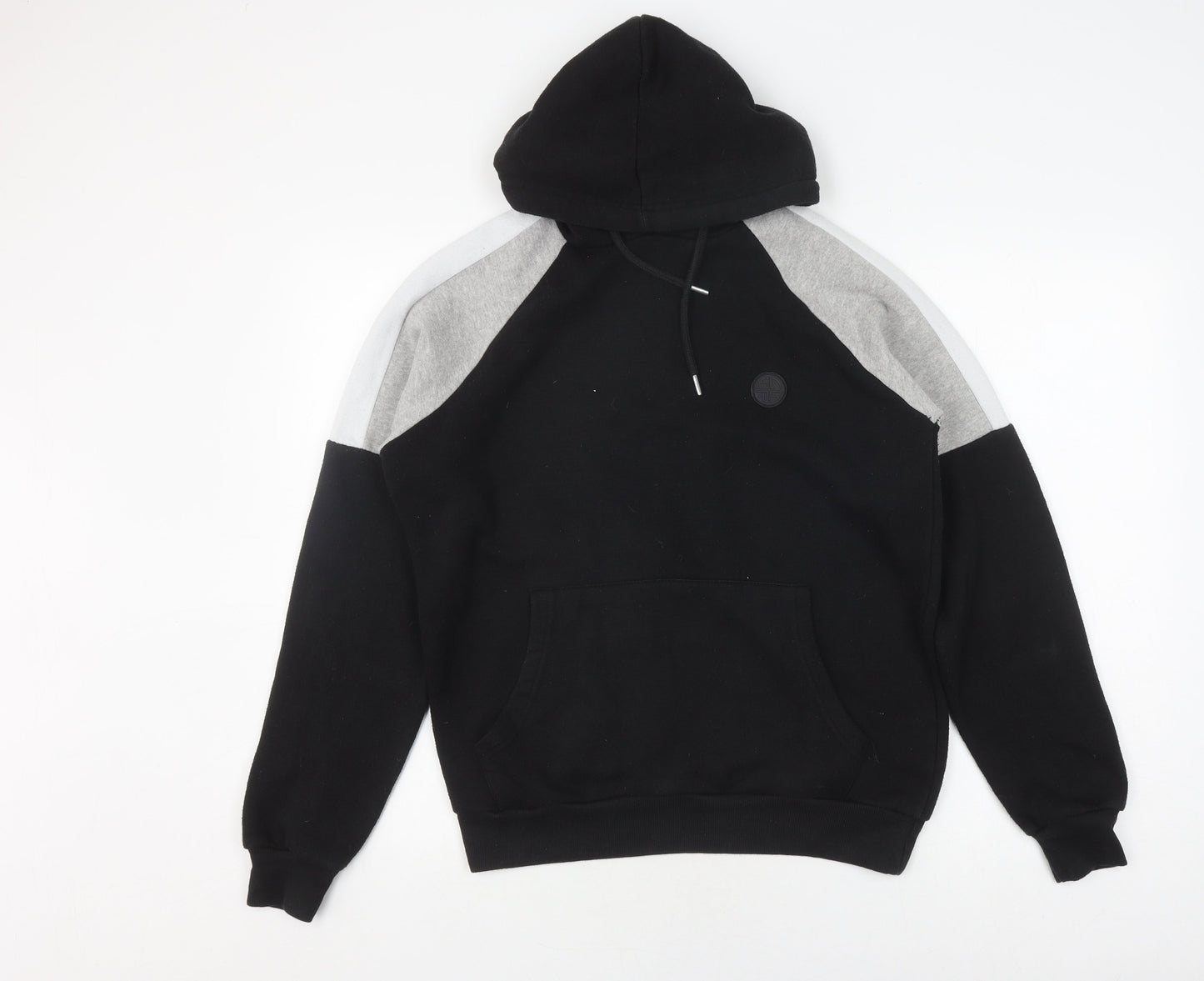 Soul Star Men's Black Pullover Hoodie, Size S