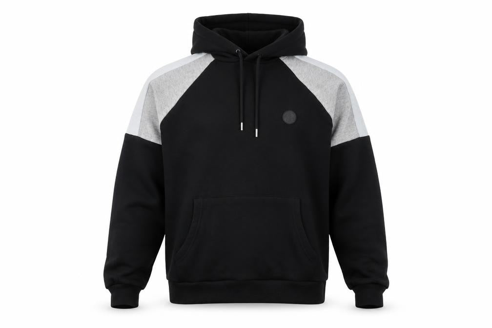 Soul Star Men's Black Pullover Hoodie, Size S