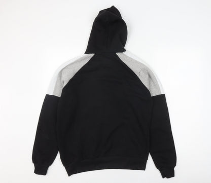 Soul Star Men's Black Pullover Hoodie, Size S