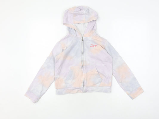 Reebok Girls Multicoloured Full Zip Hoodie 8-9 Years