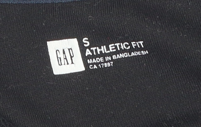 GAP Men's Athletic Fit Black Pullover Sweatshirt S