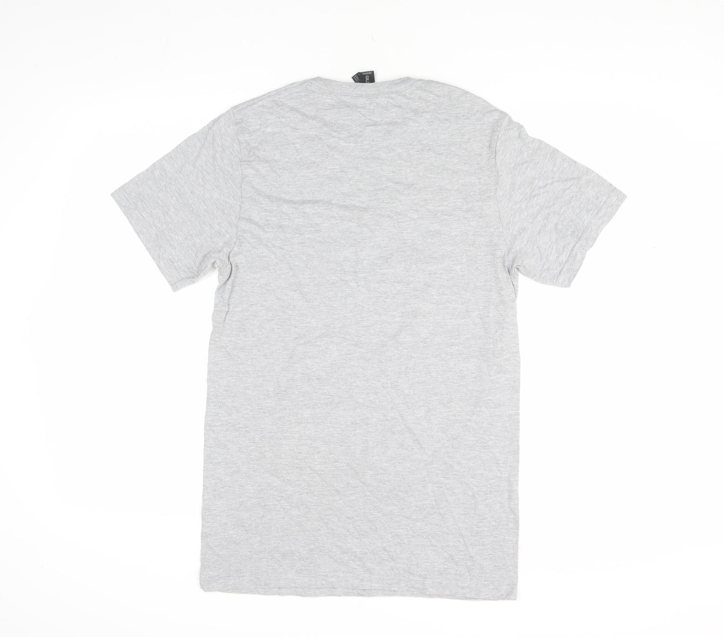 Gildan Men's Grey Graphic Print T-Shirt, Size S