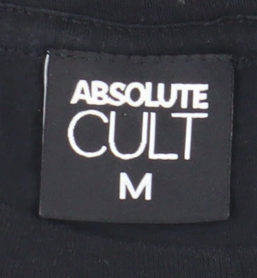 Close-up detail of Absolute Cult Black Groot Graphic T-Shirt - girls’ m